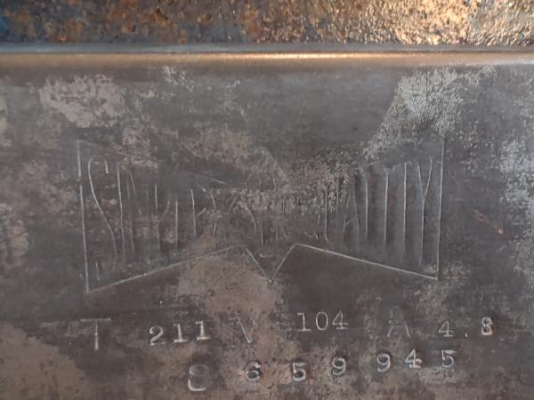 The brand plaque